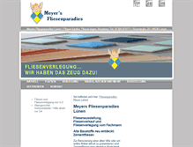 Tablet Screenshot of meyers-fliesenparadies.de